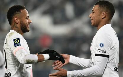 Doppio Neymar e Mbappé, Bordeaux-PSG 2-3