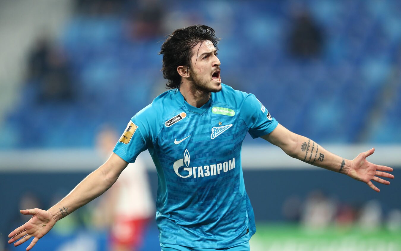 Sardar Azmoun con la maglia dello Zenit