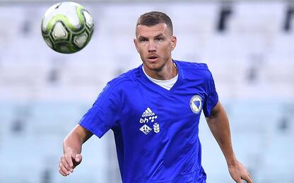 Dzeko, nessuna lesione: resta con la Bosnia