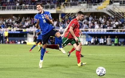 L'Italia sbatte contro la Bulgaria, finisce 1-1