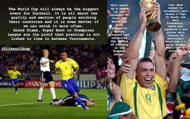 Ronaldo: "Mondiale ogni 2 anni? Più spettacolo"