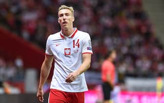 Adam Buksa during the 2022 FIFA World Cup Qualifier match between Poland and Albania at National Stadium on September 2, 2021 in Warsaw, Poland. (Photo by Rafal Rusek/PressFocus)//PRESSFOCUS_20210902PF_RR0163/2109022314/Credit:PressFocus/SIPA/2109022318