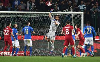 KONYA, TURKEY - MARCH 29: Gianluii Donnarumma of Italy in action during the International Friendly match between Turkey and Italy on March 29, 2022 in Konya, Turkey. (Photo by Claudio Villa/Getty Images)
