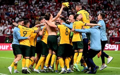 L'Australia ai Mondiali: fuori il Perù di Lapadula