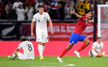 1-0 alla Nuova Zelanda: Costa Rica al Mondiale