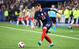 22 Theo HERNANDEZ (fra) during the UEFA Nations League, Group 1 match between France and Denmark at Stade de France on June 3, 2022 in Paris, France. (Photo by Anthony Bibard/FEP/Icon Sport) - Photo by Icon sport/Sipa USA