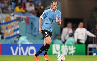 Diego Godin of Uruguay during the Qatar 2022 World Cup match, group H, date 1, between Uruguay and Korea Republic played at Education City Stadium on Nov 24, 2022 in Rayan, Qatar. (Photo by Bagu Blanco / pressinphoto / Sipa USA)PHOTO)