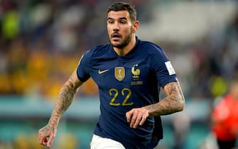 France's Theo Hernandez during the FIFA World Cup Group D match at Al Janoub Stadium, Al Wakrah. Picture date: Tuesday November 22, 2022.