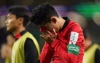 South Korea's Son Heung-min after the FIFA World Cup Group H match at the Education City Stadium in Al-Rayyan, Qatar. Picture date: Monday November 28, 2022.