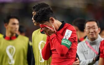 South Korea's Son Heung-min after the FIFA World Cup Group H match at the Education City Stadium in Al-Rayyan, Qatar. Picture date: Monday November 28, 2022.