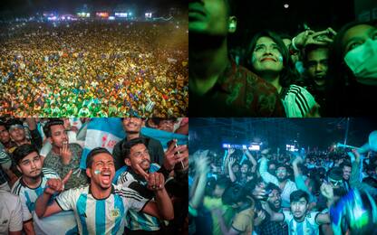 Bangladesh pazzo dell'Argentina: festa fino alle 3