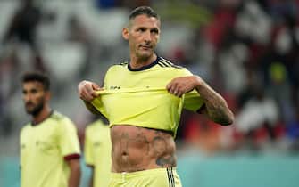 Team A's Marco Materazzi during a Workers and FIFA Legends Match at the Al Thumama Stadium, Doha, Qatar. Picture date: Monday December 12, 2022.