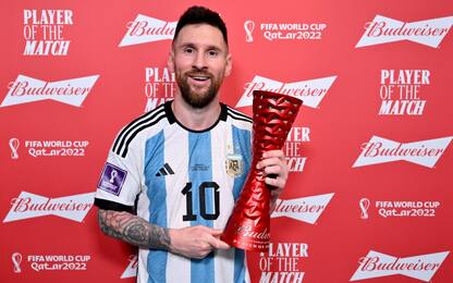 Mondiali, tutti gli MVP: Messi sale a quota 4