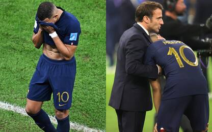 Mbappé distrutto a fine gara: lo consola... Macron