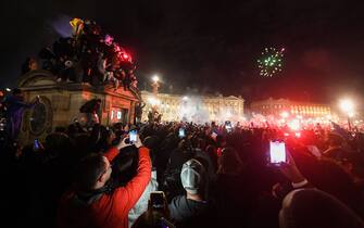 World Cup 2022: Les Bleus et les supporters place de la Concorde, Paris, France, on December 19th, 2022.
19/12/2022-Paris, FRANCE.