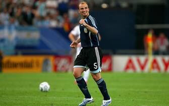 ESTEBAN CAMBIASSO ARGENTINA & INTER MILAN WORLD CUP GELSENKIRCHEN GERMANY 16 June 2006