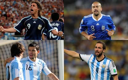 Argentina, big mai vincenti ai Mondiali con Messi