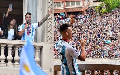 Lautaro accolto da 'eroe' nella sua Bahía Blanca
