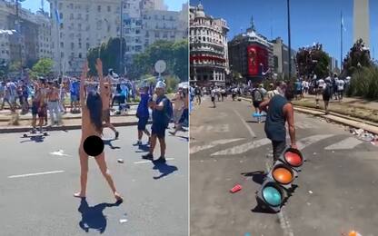 Tifose nude e ladri di semafori: locura Argentina