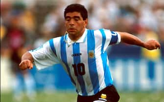 ©LAPRESSE/PANORAMIC
25-07-1994 
SPORT CALCIO
NAZIONALE ARGENTINA
NELLA FOTO: DIEGO ARMANDO MARADONA
