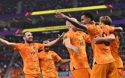 L'Olanda fatica ma vola nel finale: 2-0 al Senegal