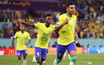 Casemiro-gol, Brasile agli ottavi: Svizzera ko 1-0