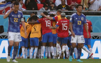 Costa Rica vince con un solo tiro: Giappone ko 1-0