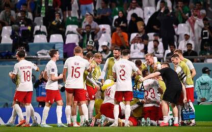 La Polonia vola in testa: 2-0 all'Arabia Saudita 