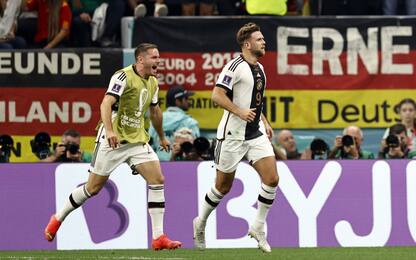 Fullkrug salva la Germania: 1-1 contro la Spagna 