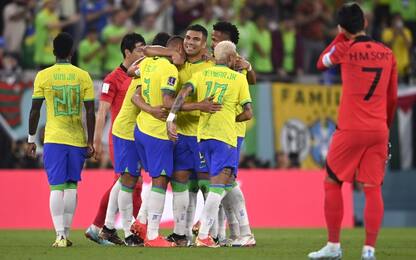 Brasile, gol e spettacolo: 4-1 alla Corea del Sud