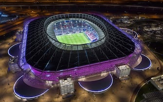 Undated photo of Ahmad bin Ali stadium, in Qatar, where will be played some of the FIFA World Cup Qatar 2022 games. Photo by SCDL-Balkis Press/ABACAPRESS.COM