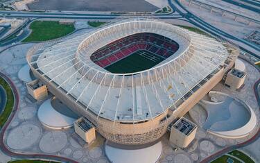 Undated photo of Ahmad bin Ali stadium, in Qatar, where will be played some of the FIFA World Cup Qatar 2022 games. Photo by SCDL-Balkis Press/ABACAPRESS.COM