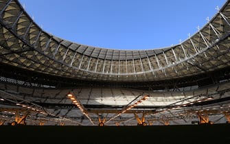 (220812) -- DOHA, Aug. 12, 2022 (Xinhua) -- Photo taken on June 13, 2022 shows the interior view of Lusail Stadium which will host the 2022 FIFA World Cup matches in Doha, Qatar. (Xinhua/Wang Dongzhen) - Wang Dongzhen -//CHINENOUVELLE_XxjpbeE007181_20220812_PEPFN0A001/2208121137/Credit:CHINE NOUVELLE/SIPA/2208121201