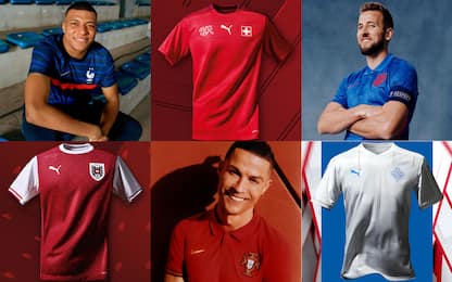 Le nuove maglie per Nations League ed Europei