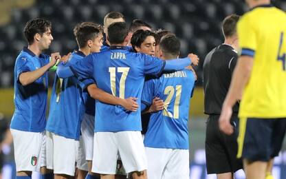 L'Italia U21 non si ferma: 4-1 alla Svezia