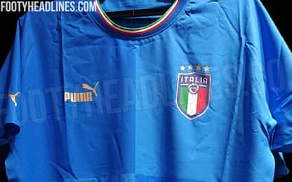 Le anticipazioni della nuova maglia dell'Italia