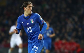 UDINE, ITALY - MARCH 23:  Nicolo Zaniolo of Italy looks on during the 2020 UEFA European Championships group J qualifying match between Italy and Finland at Stadio Friuli on March 23, 2019 in Udine, Italy.  (Photo by Marco Luzzani/Getty Images)