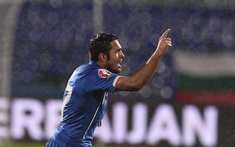 epa04684298 Italy's Eder celebrates after scoring  against Bulgaria during their UEFA Euro Cup 2016 qualification soccer match between Bulgaria and Italy  in Sofia, Bulgaria, 28 March 2015.  EPA/VASSIL DONEV