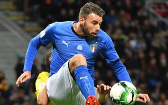 Italy's Andrea Barzagli in action during the FIFA World Cup 2018 qualification playoff second leg soccer match between Italy and Sweden at the Giuseppe Meazza stadium in Milan, Italy, 13 November 2017.
ANSA/DANIEL DAL ZENNARO