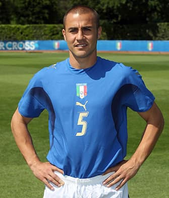 COVERCIANO, ITALY - MAY 25: Fabio Cannavaro of Italy poses on May 25, 2006 in Coverciano, Italy.  (Photo by Giuseppe Cacace/Getty Images)