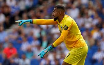 Brighton and Hove Albion goalkeeper Robert Sanchez during the Premier League match at the AMEX Stadium, Brighton. Picture date: Saturday August 27, 2022.