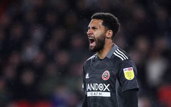 Sheffield United goalkeeper Wes Foderingham during the Sky Bet Championship match at Bramall Lane, Sheffield. Picture date: Tuesday April 5, 2022.