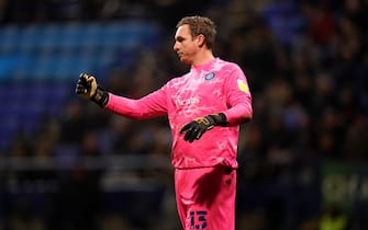 Wycombe Wanderers goalkeeper David Stockdale during the Sky Bet League One match at the University of Bolton Stadium, Bolton. Picture date: Tuesday January 11, 2022.