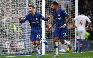 Abraham-Pulisic, 2-0 Chelsea: 2° posto per Lampard
