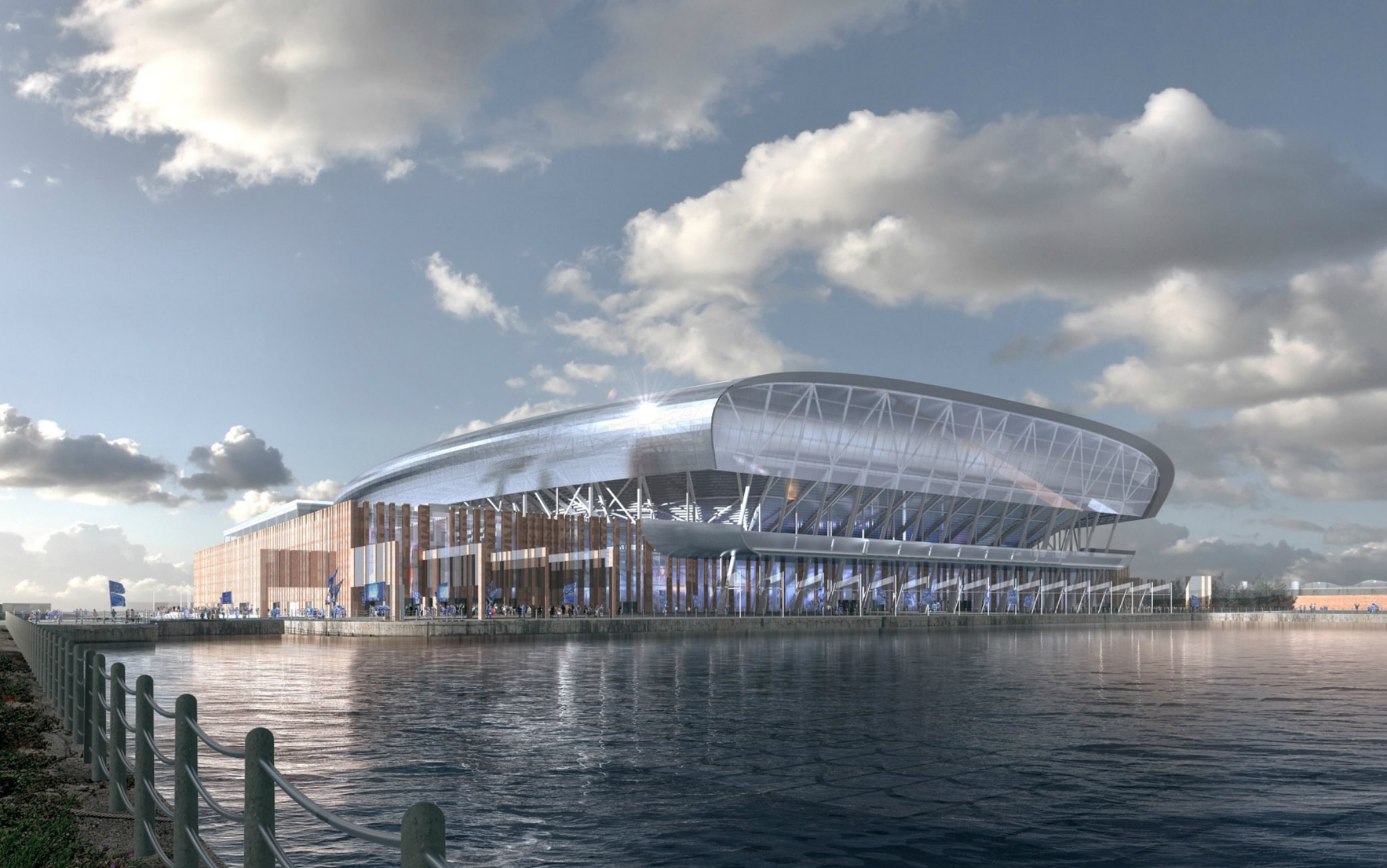 Everton, nuovo stadio sull'acqua: arriva l'ok del Liverpool City Council.  FOTO | Sky Sport
