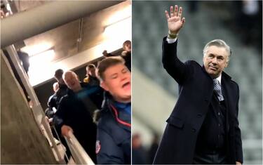 Tifosi pazzi di Ancelotti: il coro è virale. VIDEO