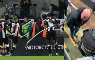 Gol nel recupero, gioia e... dolore a Newcastle