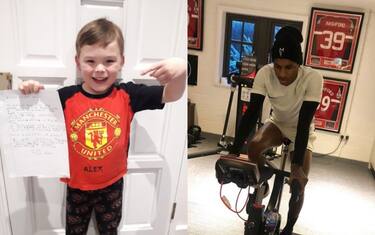 Baby tifoso scrive a Rashford, lui risponde