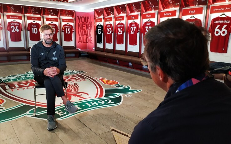 Klopp intervistato da Massimo Marianella Klopp intervistato da Massimo Marianella