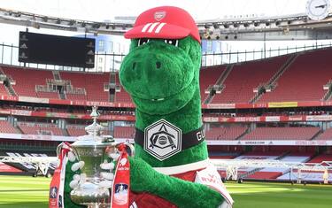 Arsenal, tifosi in festa: reintegrato Gunnersaurus